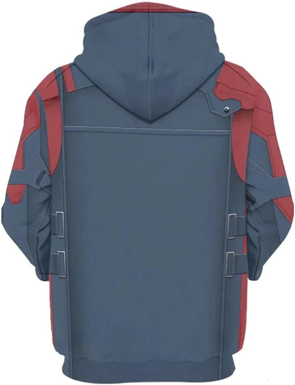 Hoodie for Mens Womens Unisex Guardians Peter Quil 3D Printed Hoodie Sweatshirt Adult GOTG3 Rocket Groot Cosplay Galaxy Lord Costume handsome