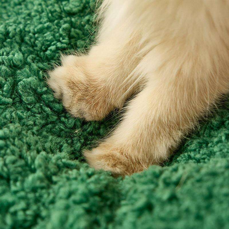 Cat Christmas Kitten Puppy Soft Round Cushion Comfortable Pet Plush Bed For Cats Or Small Dogs