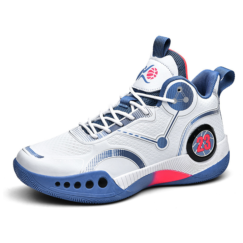 New high top basketball shoes Breathable comfortable sports shoes for men and women training athletes casual student shoes Free shipping