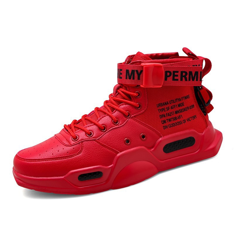 Brand Men's Casual Sneakers High-tops Sneakers Trendy Boys Basketball Sports Tennis Shoes Outdoor Off-road Shoes Couple Sneakers Free Shipping