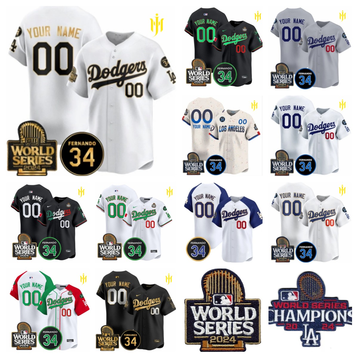 34 Fernando Valenzuela mens custom Baseball Jerseys 1981 & 2024 Stitched Dodger SHOHEI OHTANI 5 FREDDIE FREEMAN MOOKIE BETTS YOSHINOBU YAMAMOTO ENRIQUE