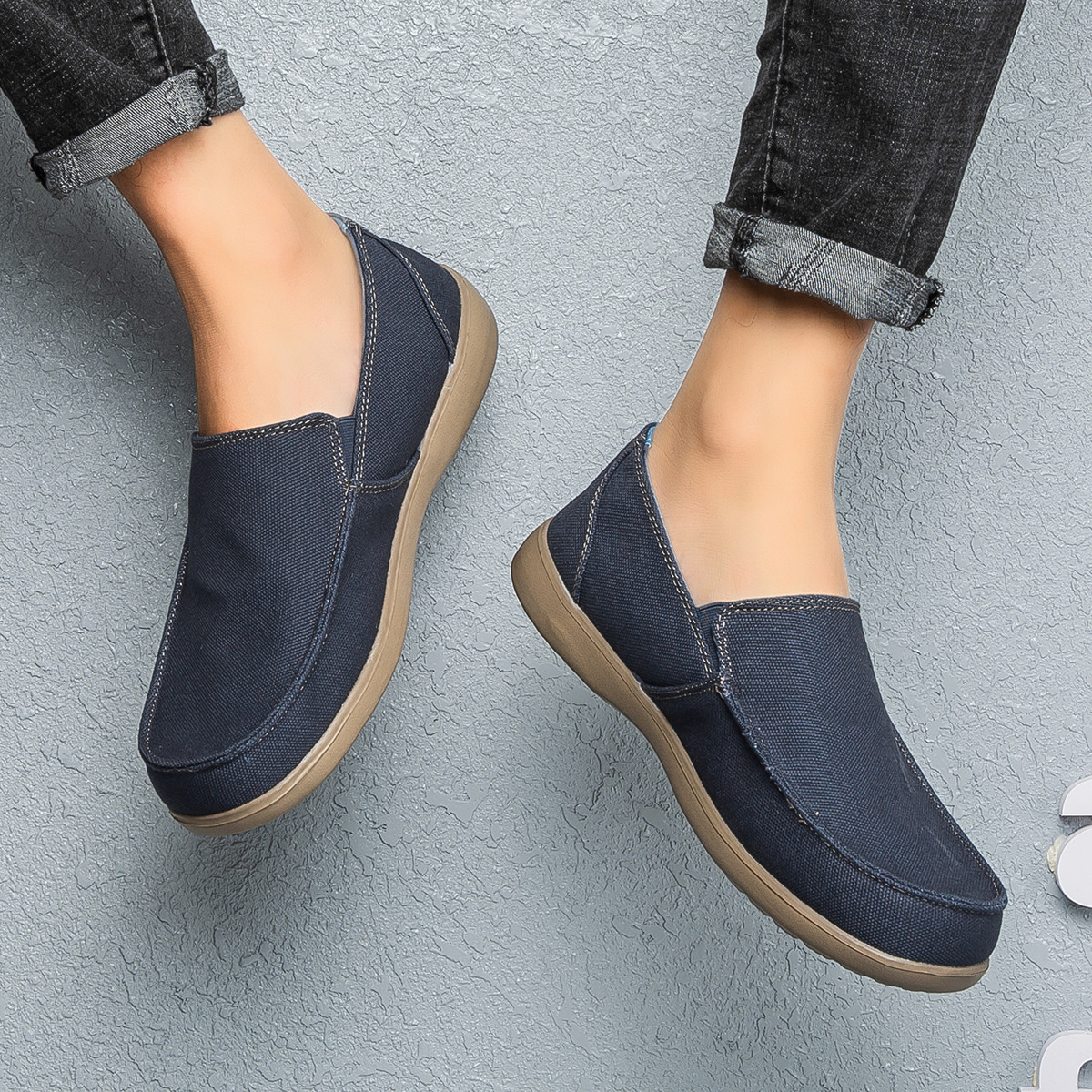 Plus Size Casual Low Top Sneakers, Men's Breathable Lace-up Athletic Sports Shoes 4