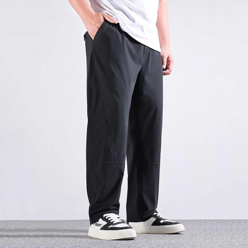 Plus Size 8XL 9XL 10XL Men High Elastic Sweatpants Gym Joggers Large Running Quick Drying Sports Trousers Pants 241104
