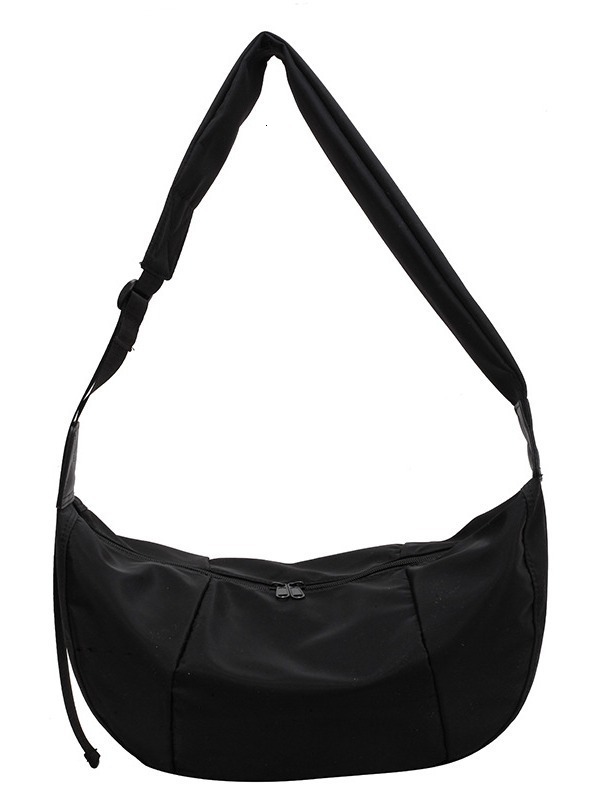New Solid Color Trendy Shoulder Fashionable And Versatile Dumpling Simple Women's Crossbody Bag, Female Student Bag Designer Bags Handbags Women