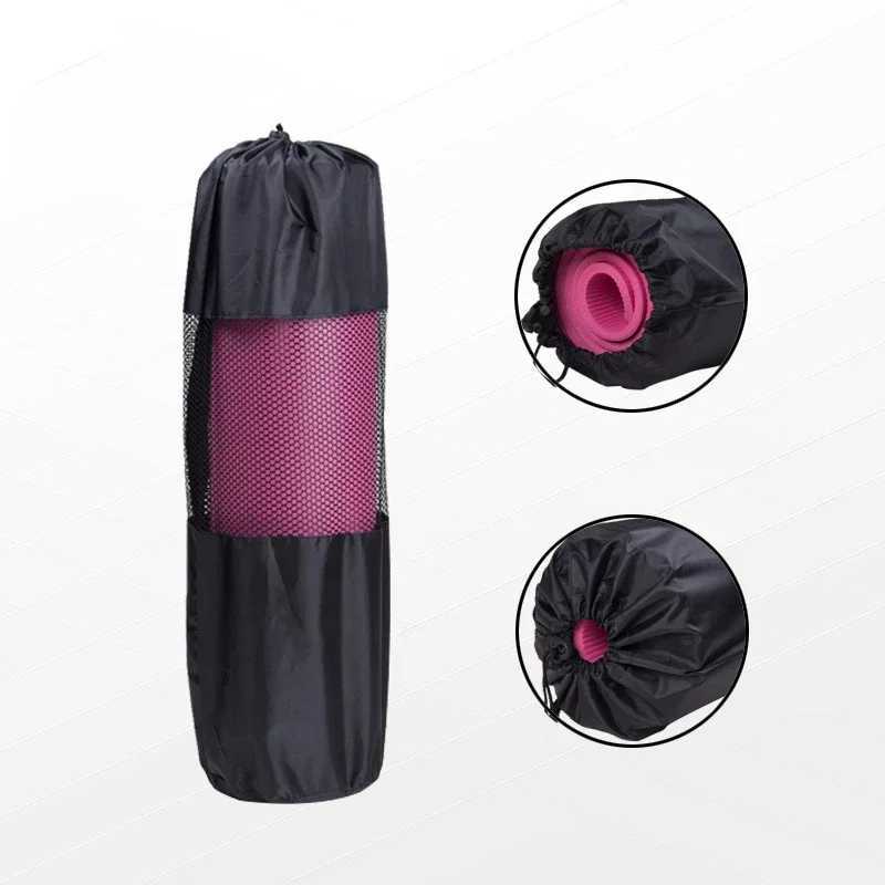 1 PCS Yoga Mat Bag Exercise Fitn Carrier Nylon Mesh Center Adjustab Strap Pilates Fitn Body Building Sports EquipmentXJ241106