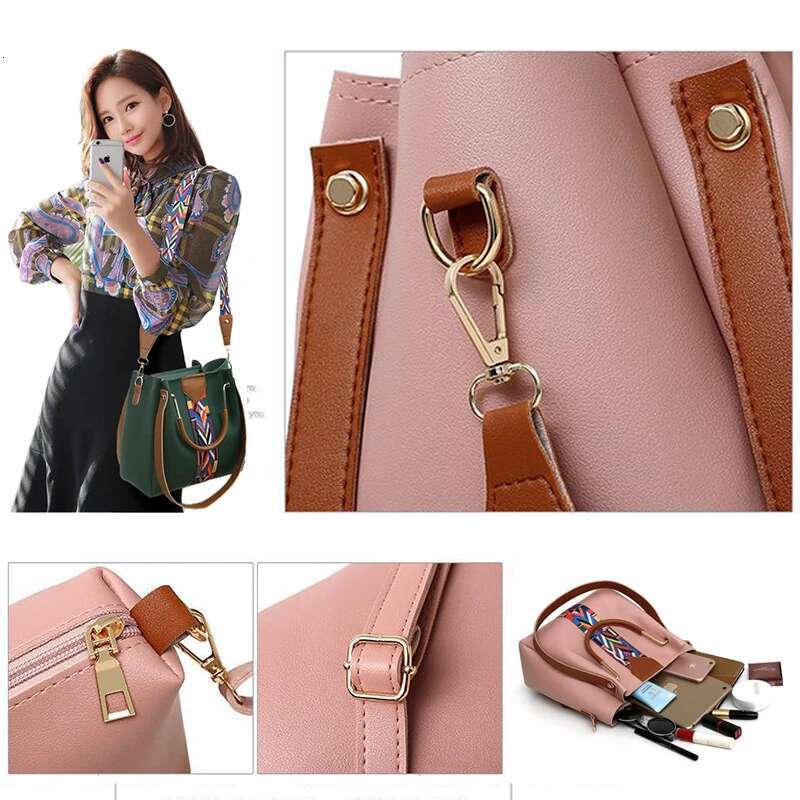 Designer Bag Women's Fashion Four Piece Set Mother Bag Trendy Handheld One Shoulder Crossbody Bag Water Bucket Bag Multi Piece Set Bag