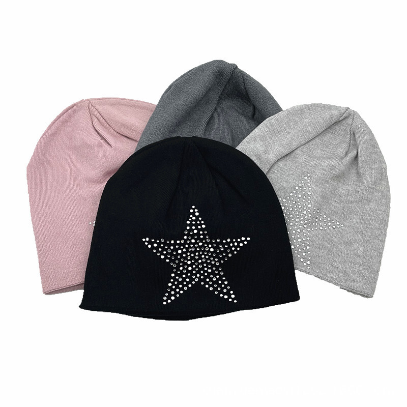 High quality design, Autumn Winter Women's with Head Cold resistant and Warm Knitted Hat, Double layered Breathable Hat