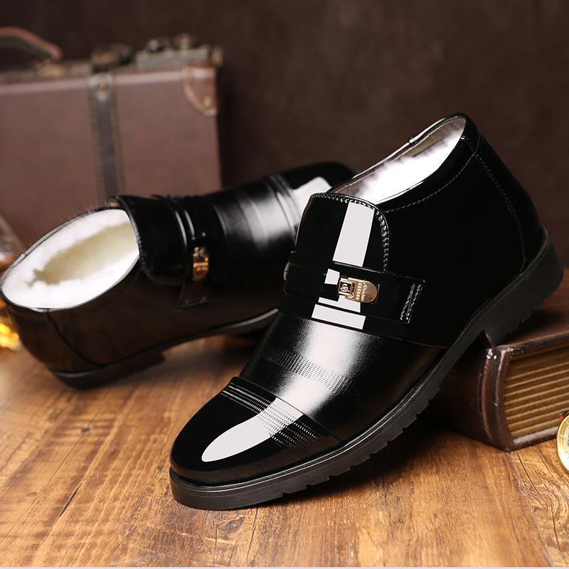 2025 New Brand Men's Winter Snow Warm Thick Men's Ankle Boots Bot Fashion Men's Designer Business Office Dress Leather Safety Shoes