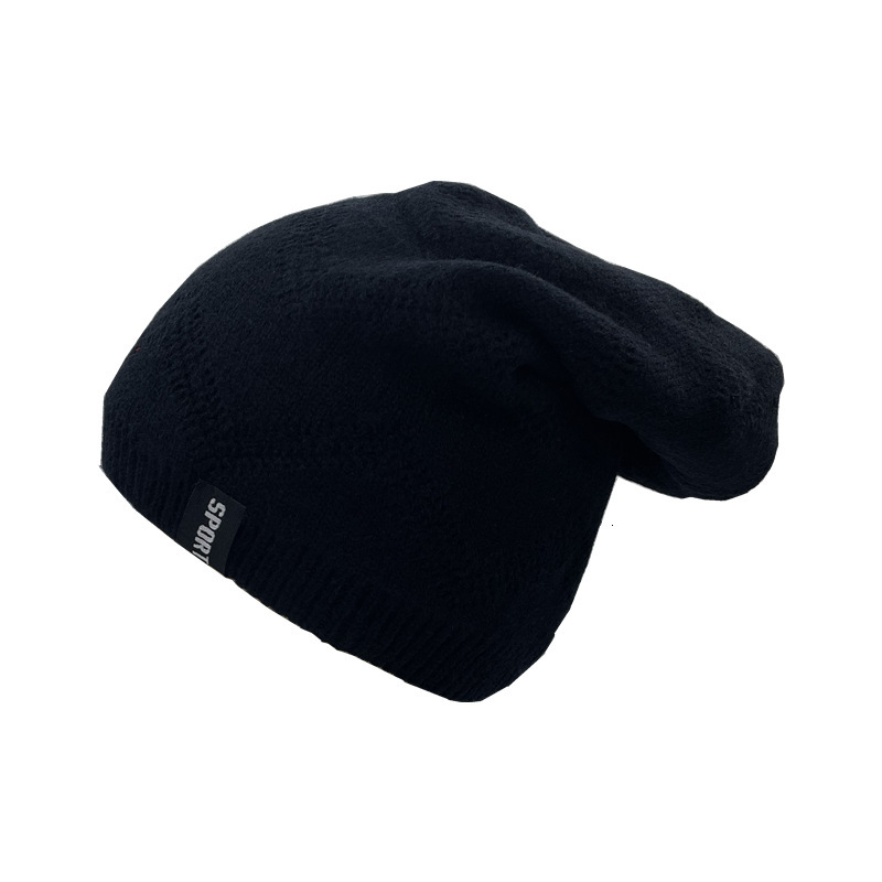 High quality design,New men's women's autumn winter sport fabric knitted large wavy yarn hats, cold resistant and warm hats