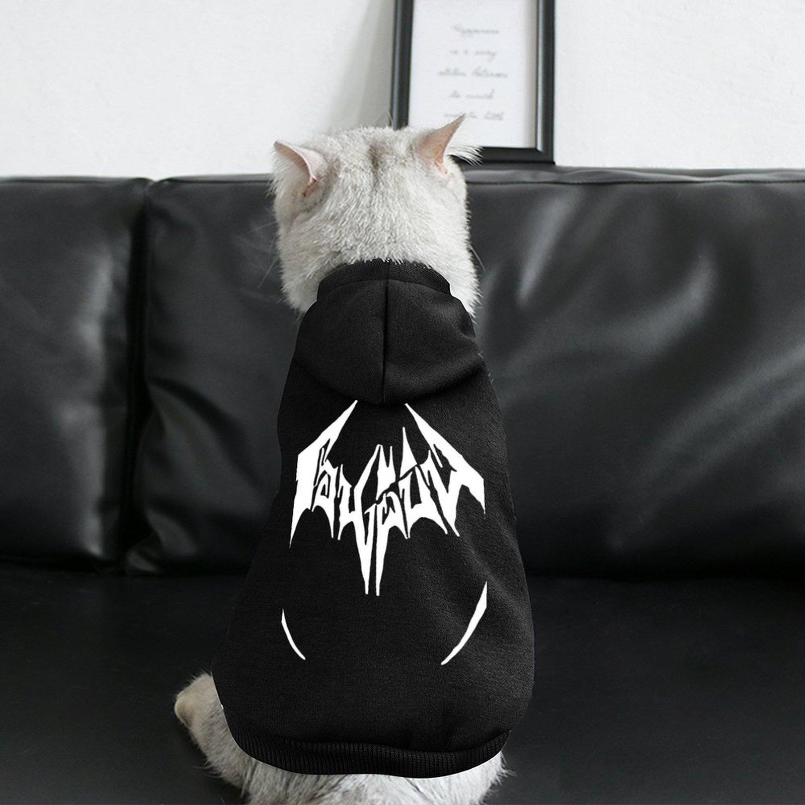 Fashion Dog Hoodie Breathable Hoodie Fall/Winter Walking Dog's Hooded Sweatshirt Cartoon Print Warm Designer Wear