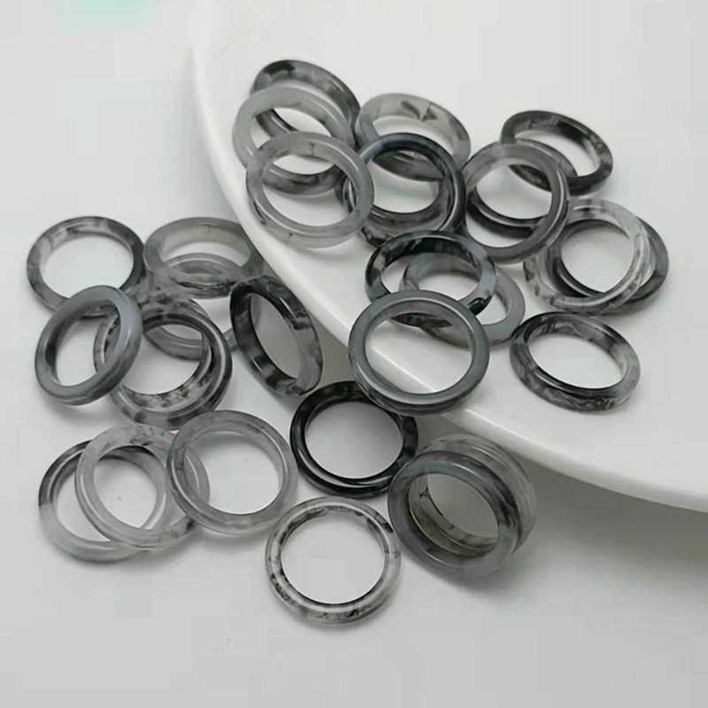 2pcs resin ring mini aesthetic acrylic ring text cute girl stackable ring declaration jewelry decoration ring gift X241106