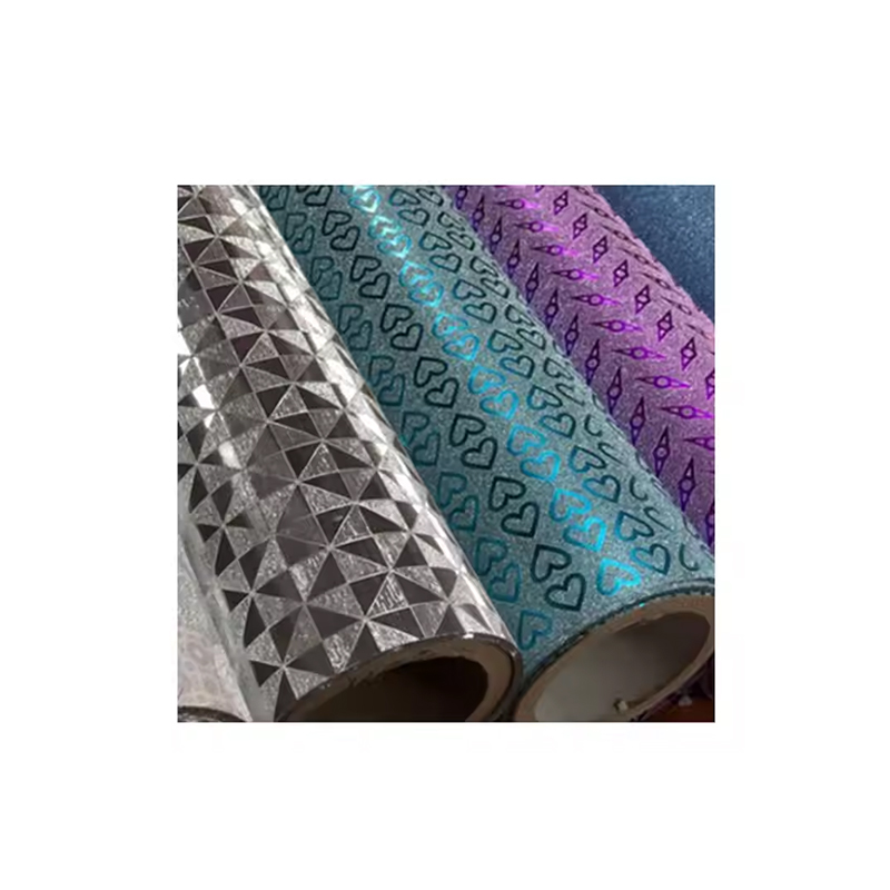 Factory Direct Supply Jumbo Roll Pp With Adhesive Glitter Film High Quality Gold For Printing And Packing Self Prices