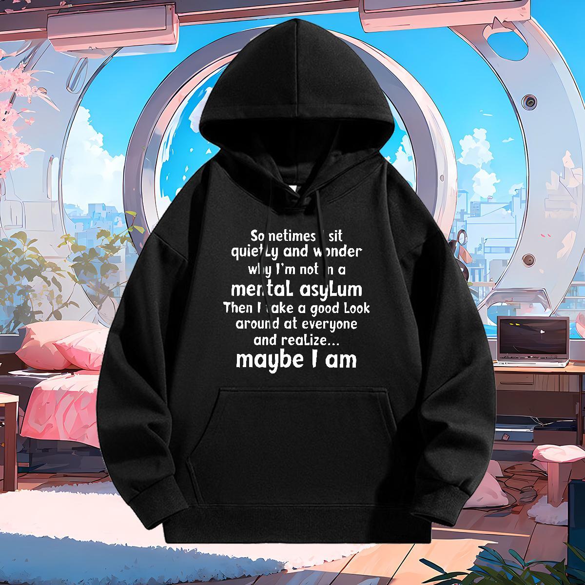 Custom Hooded Sweatshirt High Street Hip Hop Wholesale Unisex Hooded Sweatshirt DIY Anime Thick Plush Hoodie Breathable Soft
