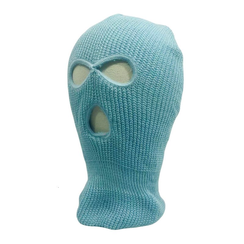 High quality design, men and women New Winter Warm Knitted with Head Cover and Three Hole Hat Face Mask