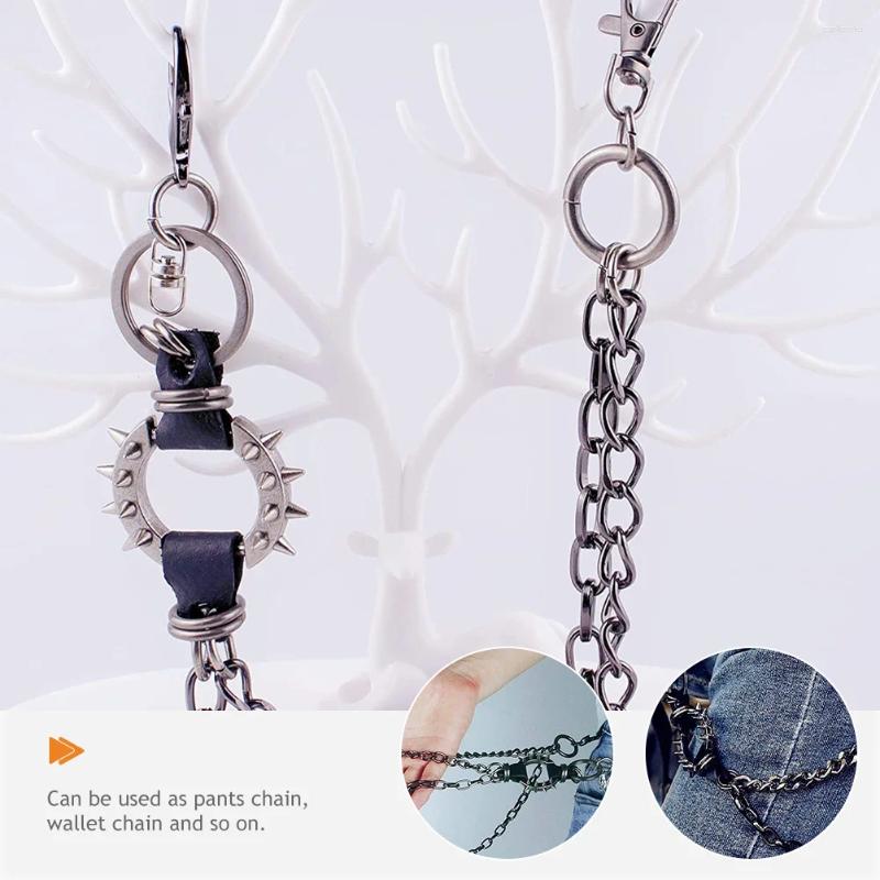 Keychains Belt Chain For Men Unisex Pants Pocket Waist Chains Street Dance Accessories Women Nickel Jeans Man Decoration