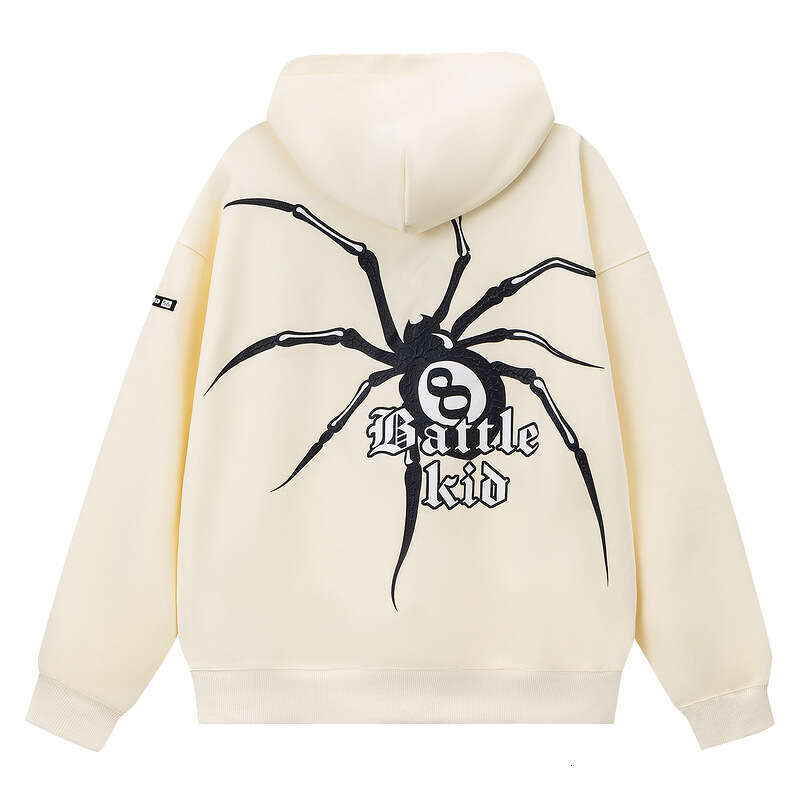 shanshi spider hoodie American Design Spider Print Autumn and Winter New Hooded Sweater Women's Loose Couple Top Hoodie Fashion hoodie