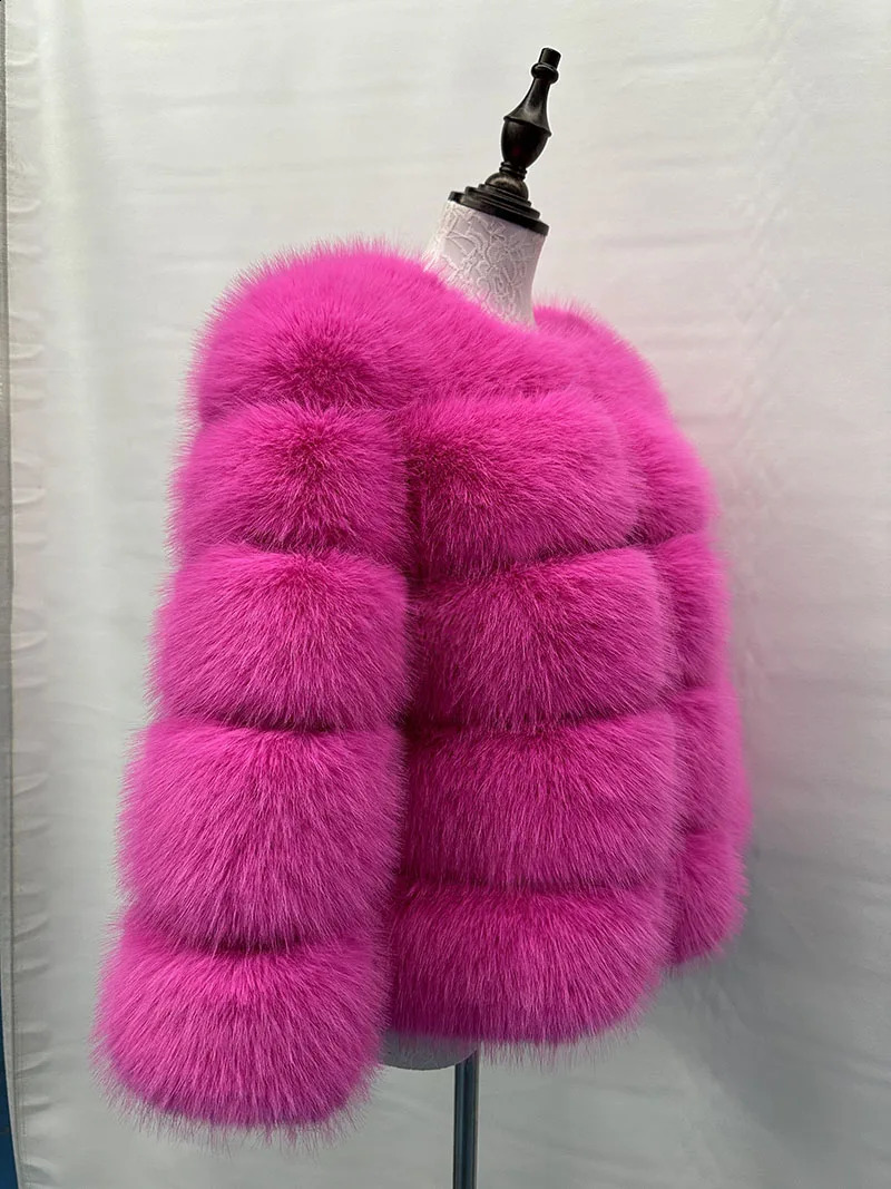Womens Fashion faux fur coat super Autumn Winter women Faux fox fluffy jacket high quality Ladies furry coats 241104