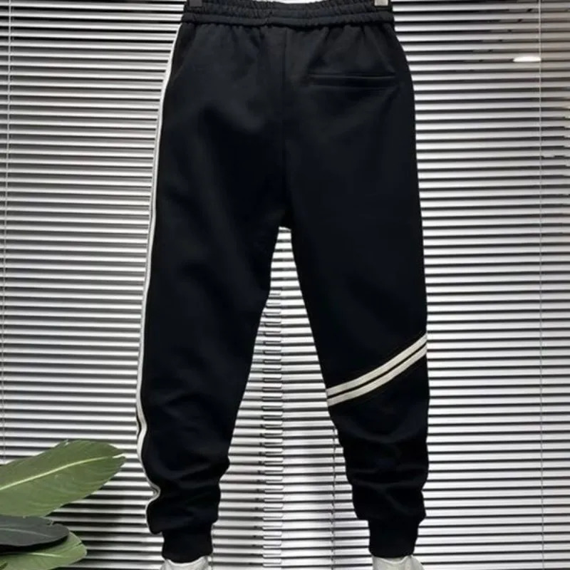 Trendy Legged Casual Mens Joggers Pants For Internet Celebrity Same Style Slim Fit Small Leg Haren Track Health Sports 241104