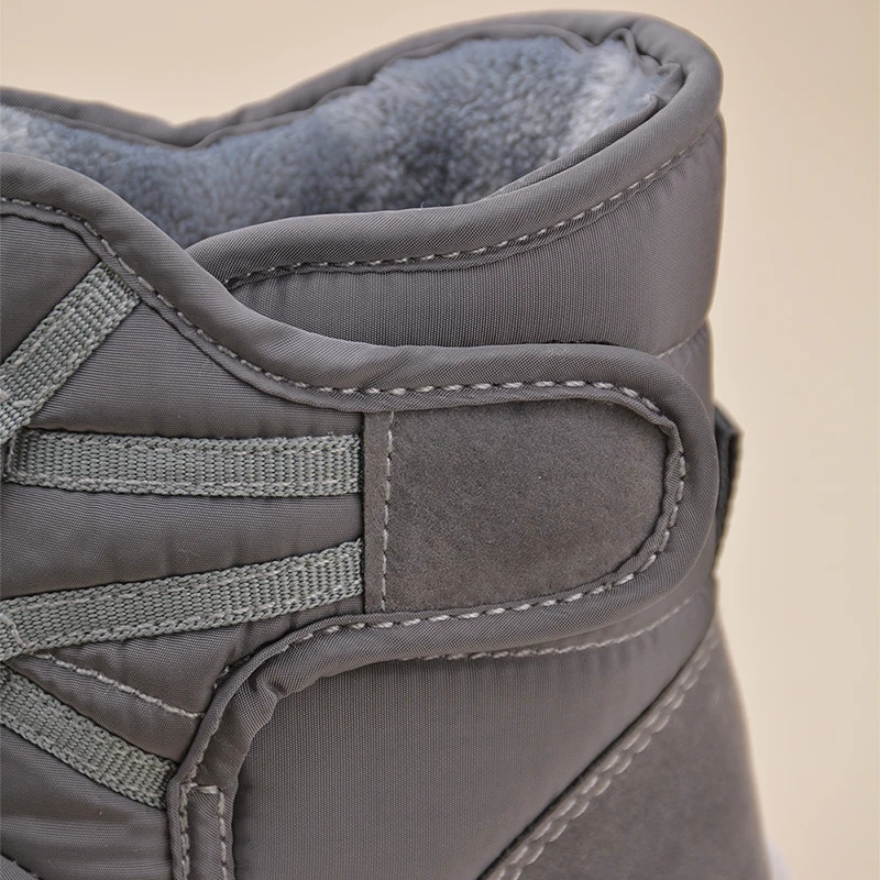 High Quality Rubber Sole Anti-slip Kids Outdoor Winter Waterproof Warm Boots Plush Shoes EW8273 241106