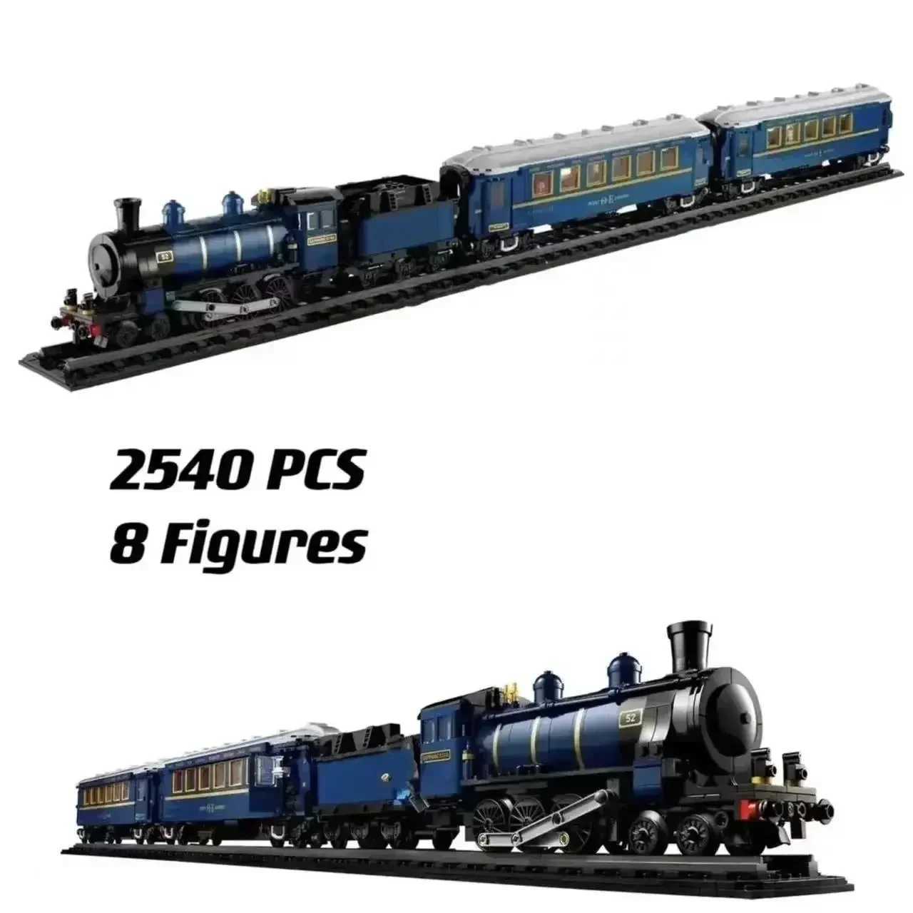 Blocks New Express Train Building Block Set 140th Anniversary Luxury Train Block DIY Toy Childrens GiftY241106ONT8