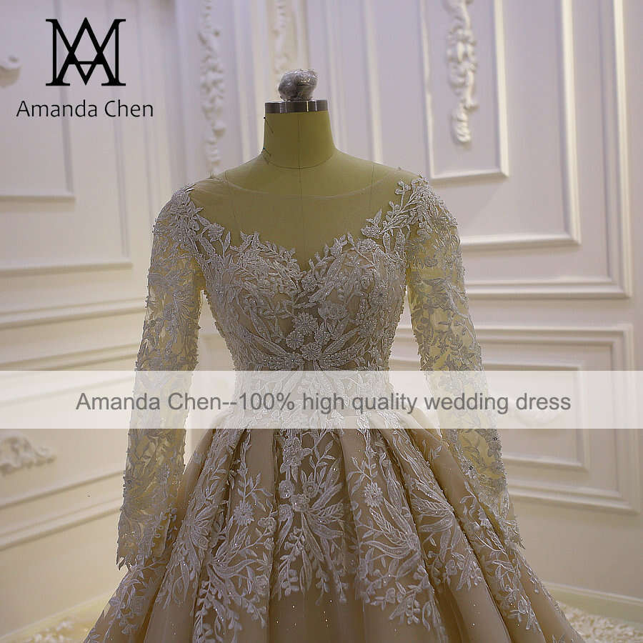 Beach Casual A-e Lace Appliqued Low Back Wedding Dress