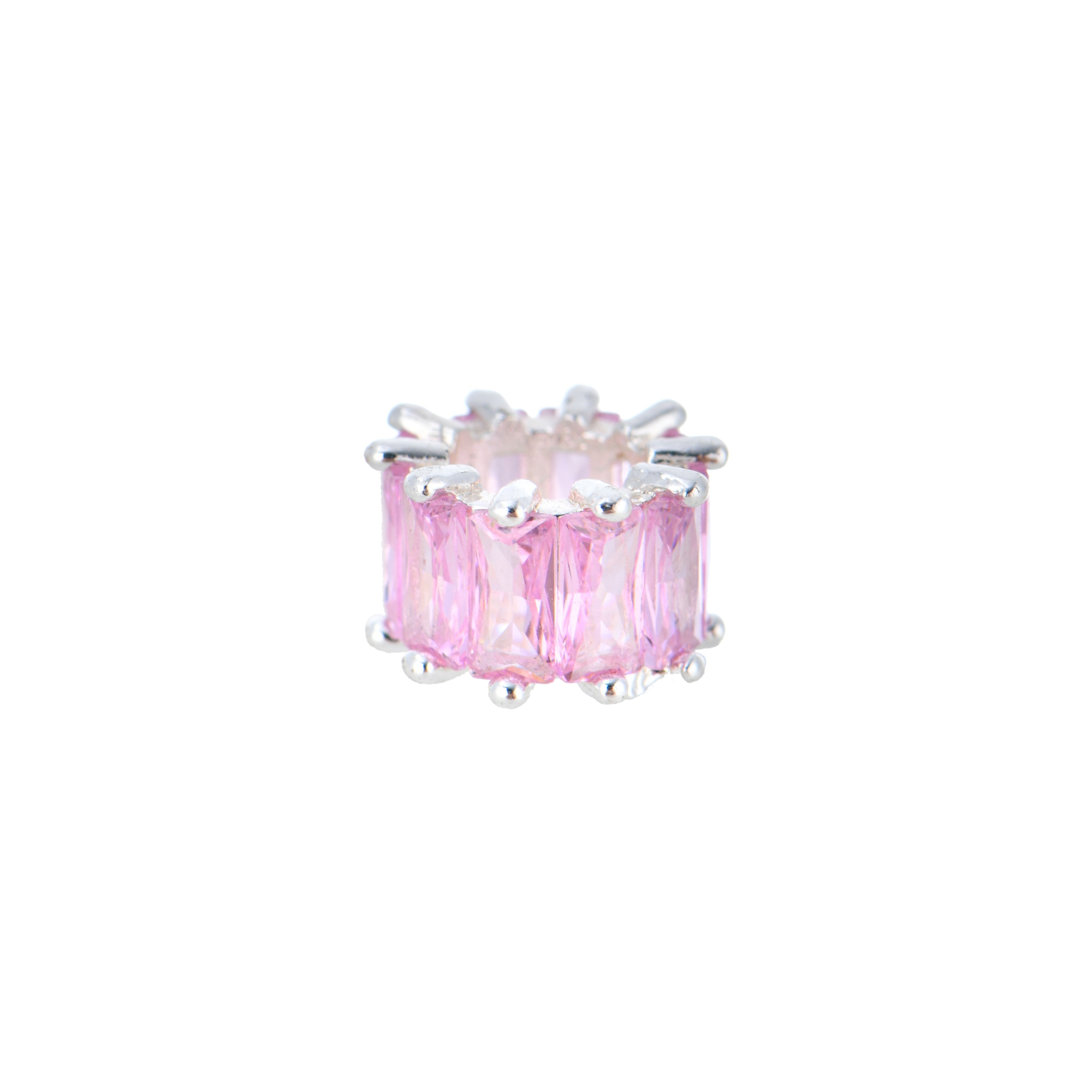 Elegant Bronze Crafted Charm Bracelets Featuring Jade-Like Spacer Beads Pink in packs of 100