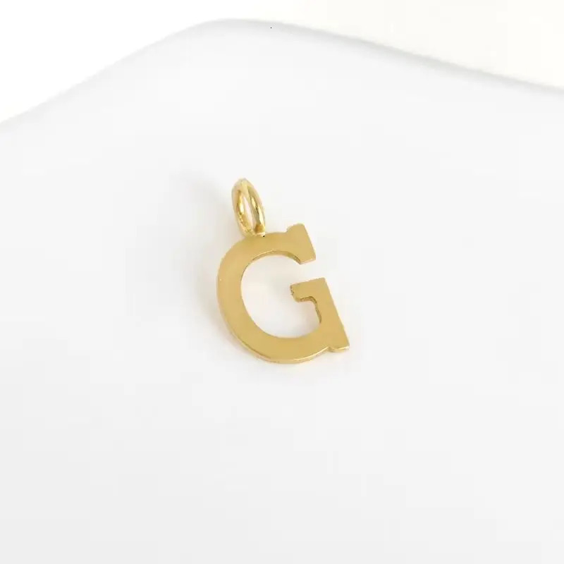 A genuine 18K gold pendant with pure AU750 letter small pendant simple and fashionable style exquisite jewelry gift for women 241106