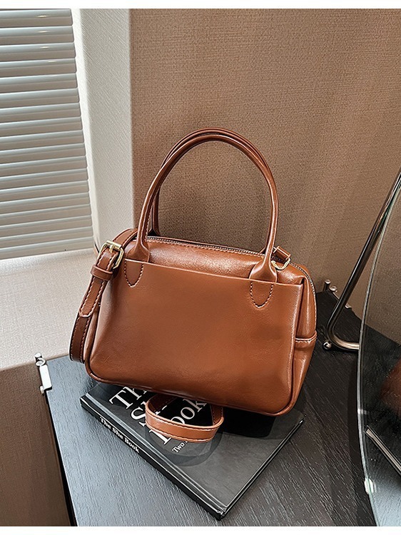 New Versatile Women's Cross Single Shoulder Handheld Fashion Soft Leather Small Square Bag Designer Bags Handbags Women