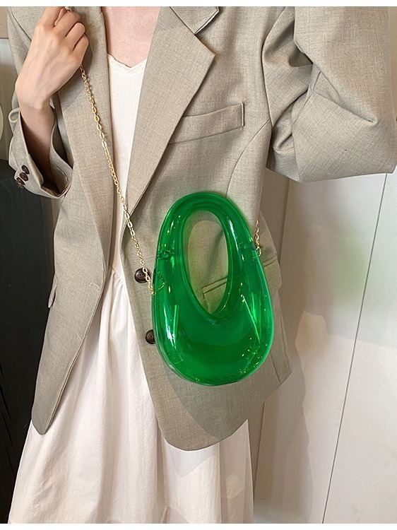 Autumn New Handbag Transparent Color Banquet Crossbody Bag Designer Bags Handbags Women