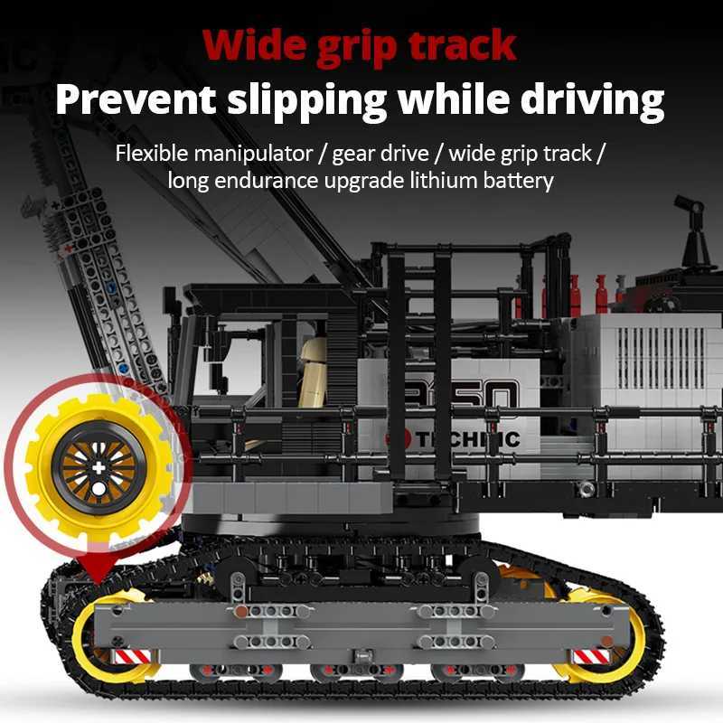 Blocks 4342pcs City RC Engineering Excavator Building Blocks APP Remote Control Car Large Vehicle Bricks Toys For Kids GiftsY2411061KGU
