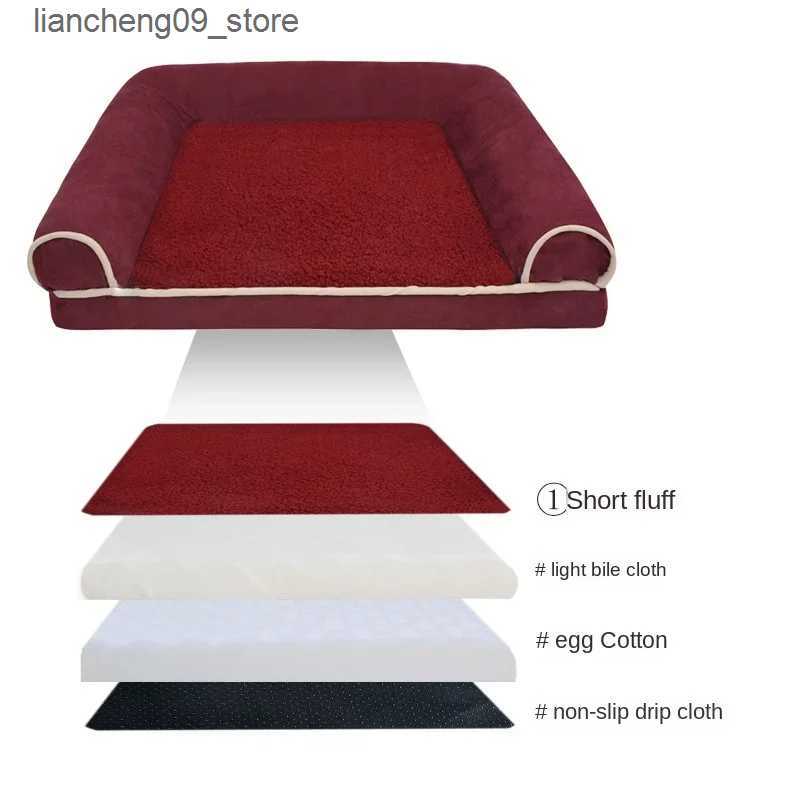 kennels pens Cat and Dog Bed Sofa Warm Cat Nest Pet Bed for Small and Medium sized Dogs Comfortable Plush Non slip Puppy Pet Supplies Sofa Bed L240910