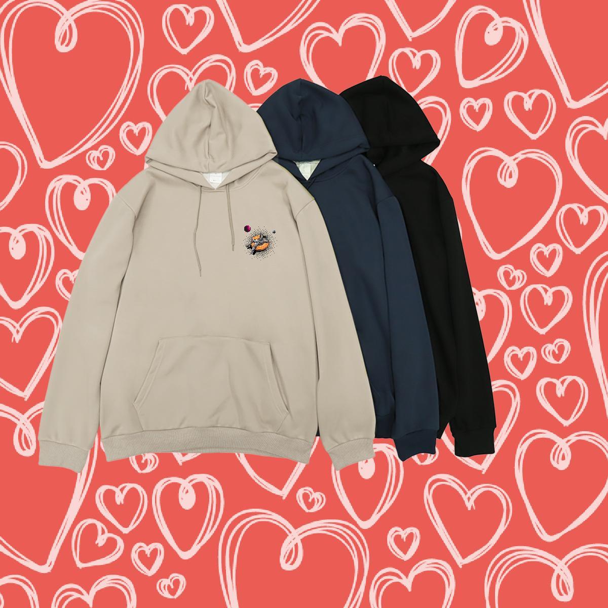 2024 Autumn and Winter Women Hoodie Custom Anime Lady Couples Hoodie Tops Hoodie Thick Plush Long Sleeve Drawstring Sports Casual