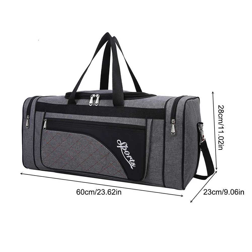 Nylon Travel Duffel Bag Large acity Handbag Portab Outdoor Gym Luggage Bag Multifunctional Waterproof Sports Fitn BagsXJ241106
