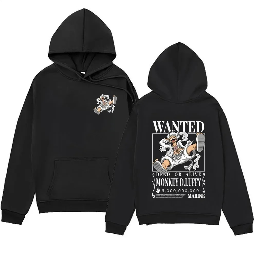 Fashion Pullover Mens and Womens Retro Long sleeved Sweatshirt Japan Manga Hoodie Unisex Trend Cool Hoodi 240328