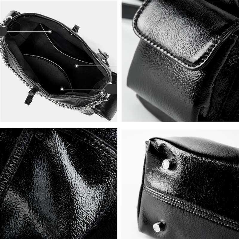 OLOEY Toptrends Cow Genuine Leather Small Shoulder Crossbody Bags For Women 2024 Designer Chain Purses Underarm Ladies Handbags