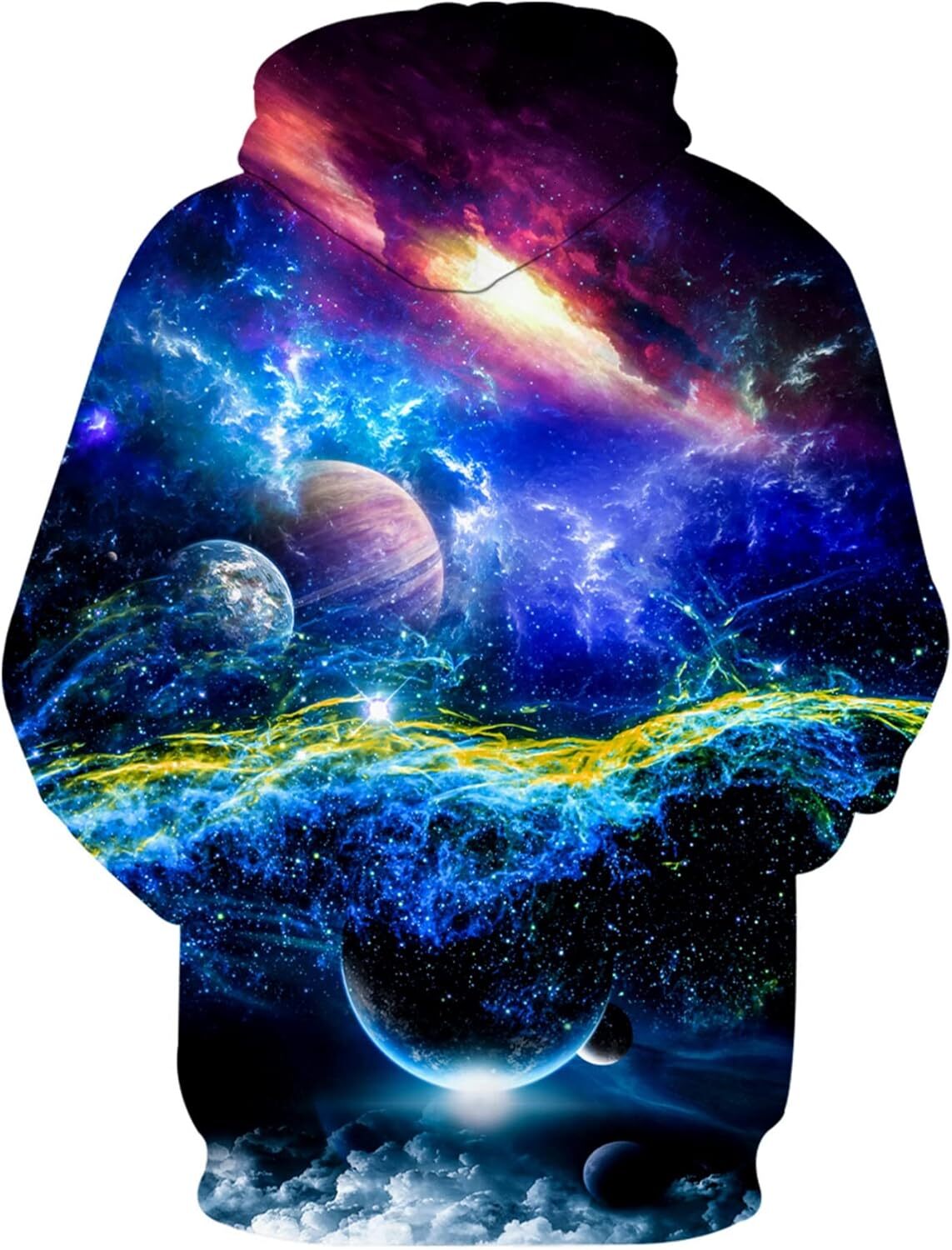 Hoodie for Mens Womens Unisex 3D Printed Hooded Sweatshirt Casual Pullover Hoodie with Big Pockets Graphic Warm and cool colored