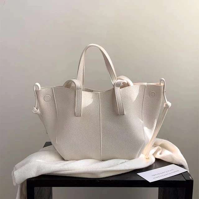 Fashion work bag, artificial leather handbag, women's large handbag, wallet, autumn shoulder bag, designer top handbag with magnetic seal, women&