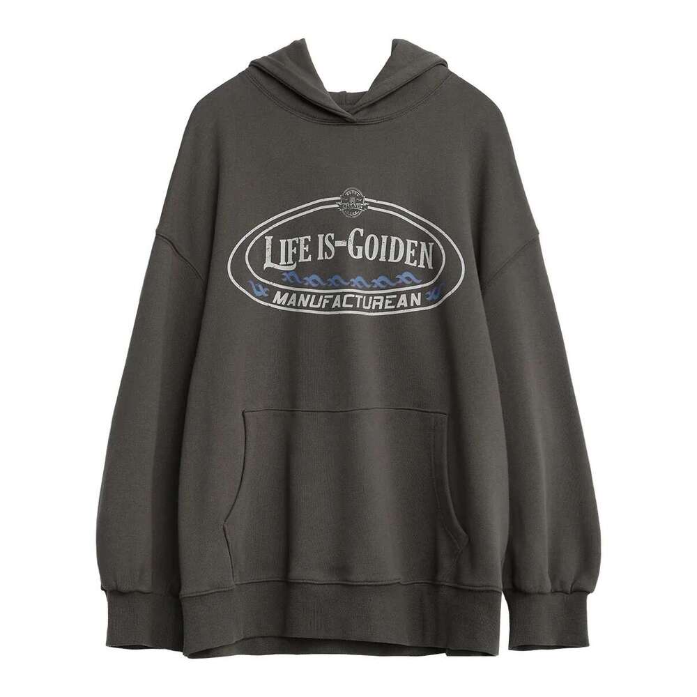 CHIC VEN Women Sweatshirts Streetwear Retro Letter Printed Hooded Sport Coat Hoodies Loose Cotton Female Top Spring Autumn 2024