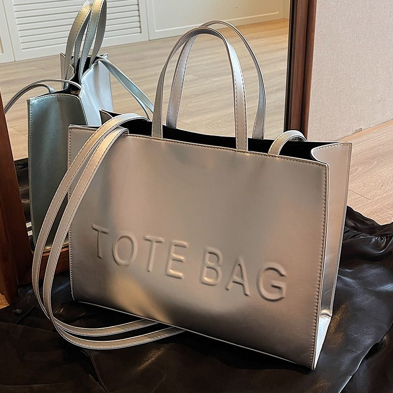 Tote Bag Shoulder Bag Large Capacity Pu Leather Shopping Designer Bags