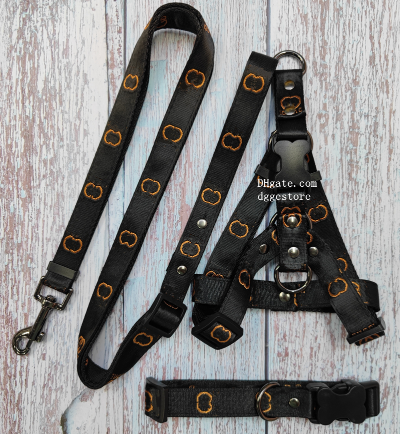 free shipping Step in Harness, Harness with Bone Buckle Designer Dog Collar Luxry Nylon Leash for Easy Dogs Walking Small Medium Large Breed Training 
