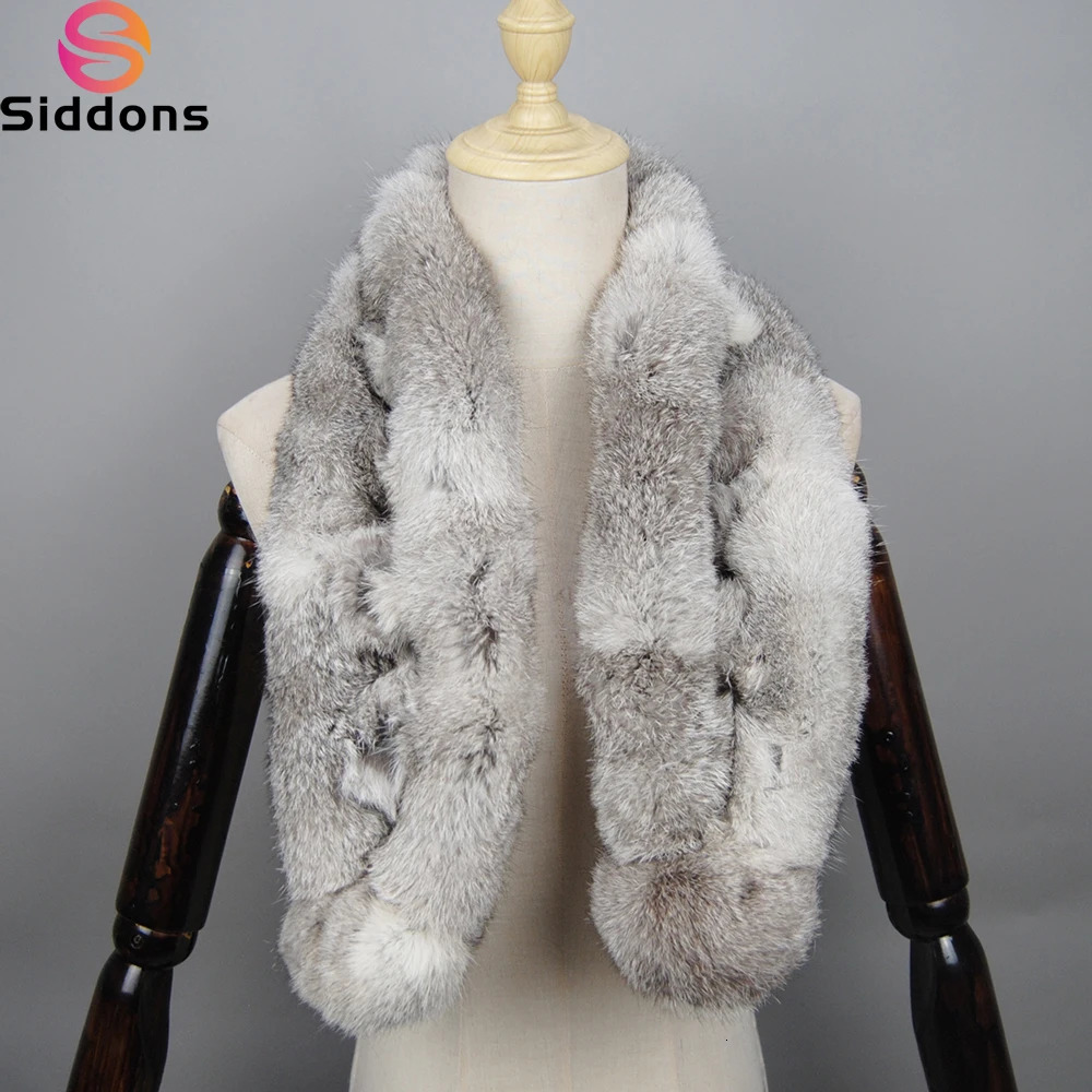 Winter Scarf Natural True Rabbit Fur Warm Scarf Fashionable Soft Plush Thick Snode Scarf Shawl Suitable for Adults Children and Girls 241106