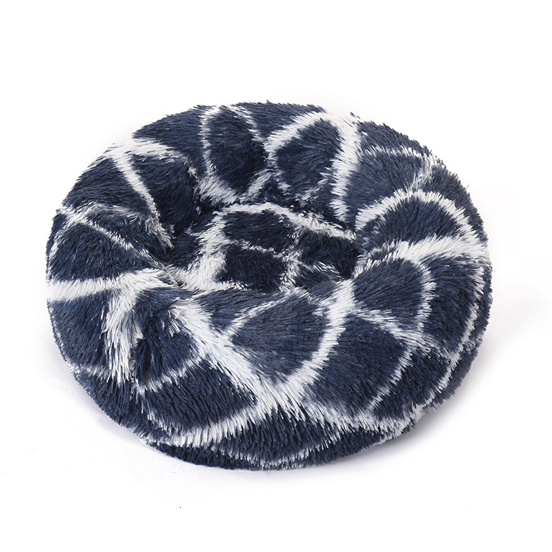 Autumn And Winter Thick Round Dog Bed Plush Deep Sleep Pet Bed Mat Cat Bed Fashionable Pet Supplies Wholesale 344