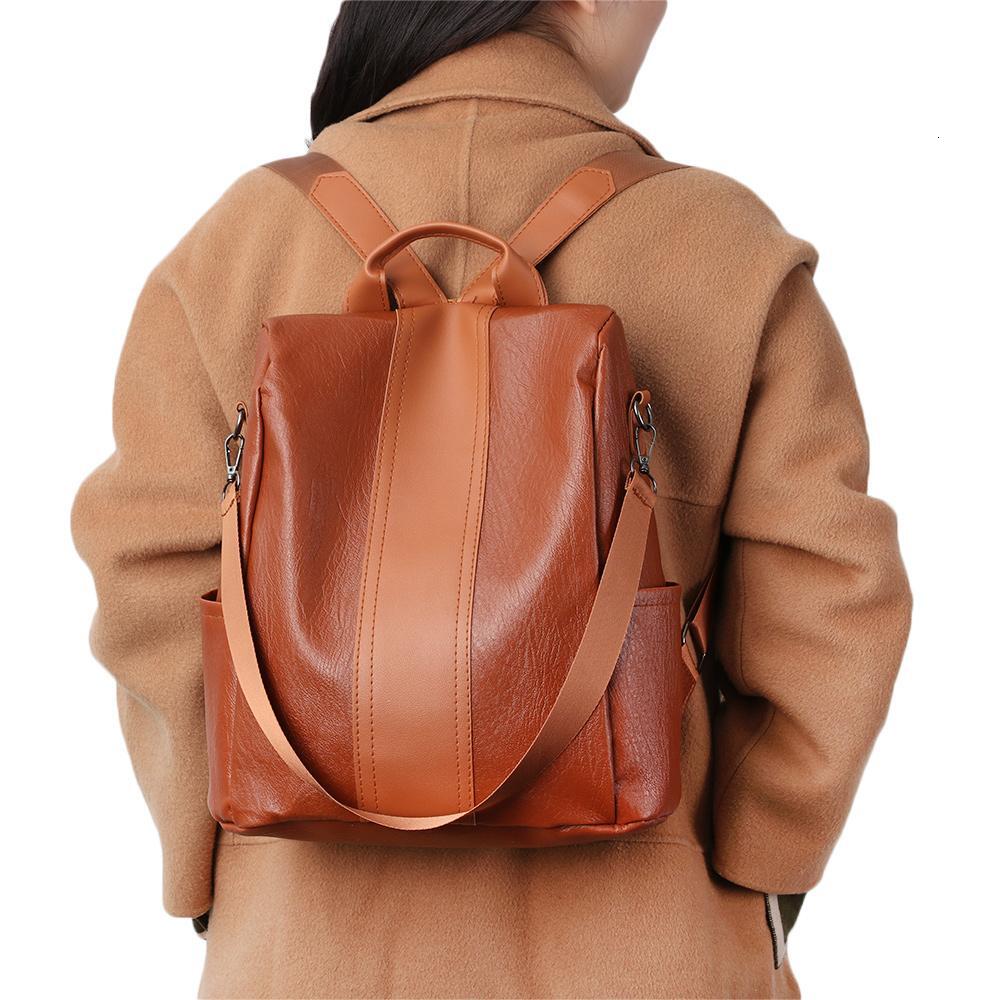 Fashion Anti-Theft Design Backpack Casual Daypack Female Rucack Women Shoulder Outdoor Travel Multi-Function Bag