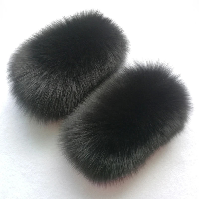 Winter natural 100% real fox fur cuffs womens wrist warm and fashionable coat sleeves decorated with fox bracelets solid gloves 241106