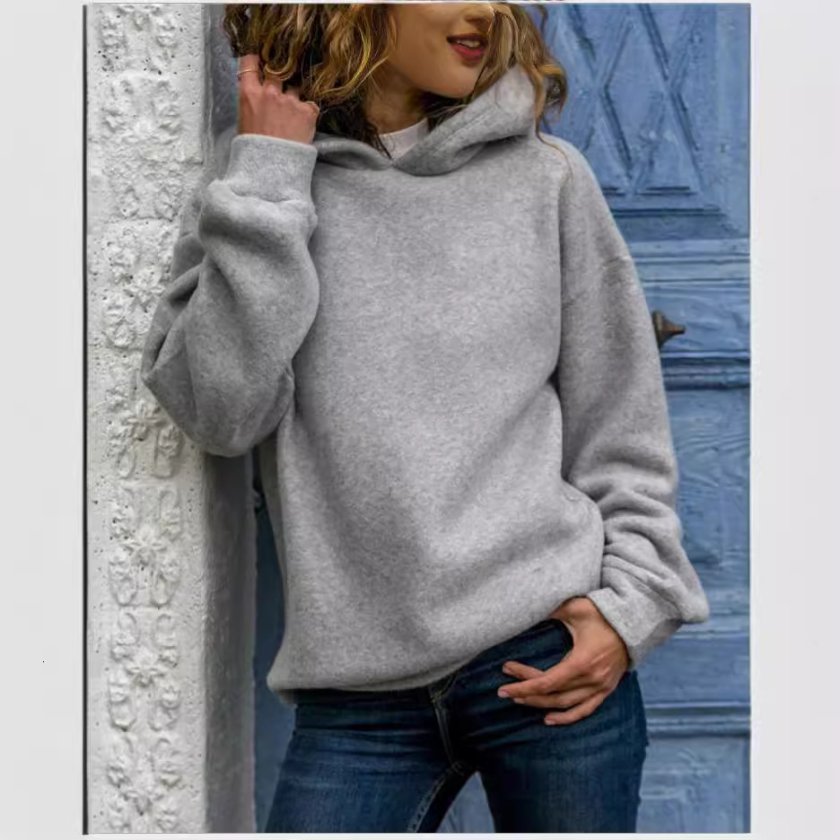 New designer's new autumn and winter fashion hooded long sleeved women's sportswear jacket