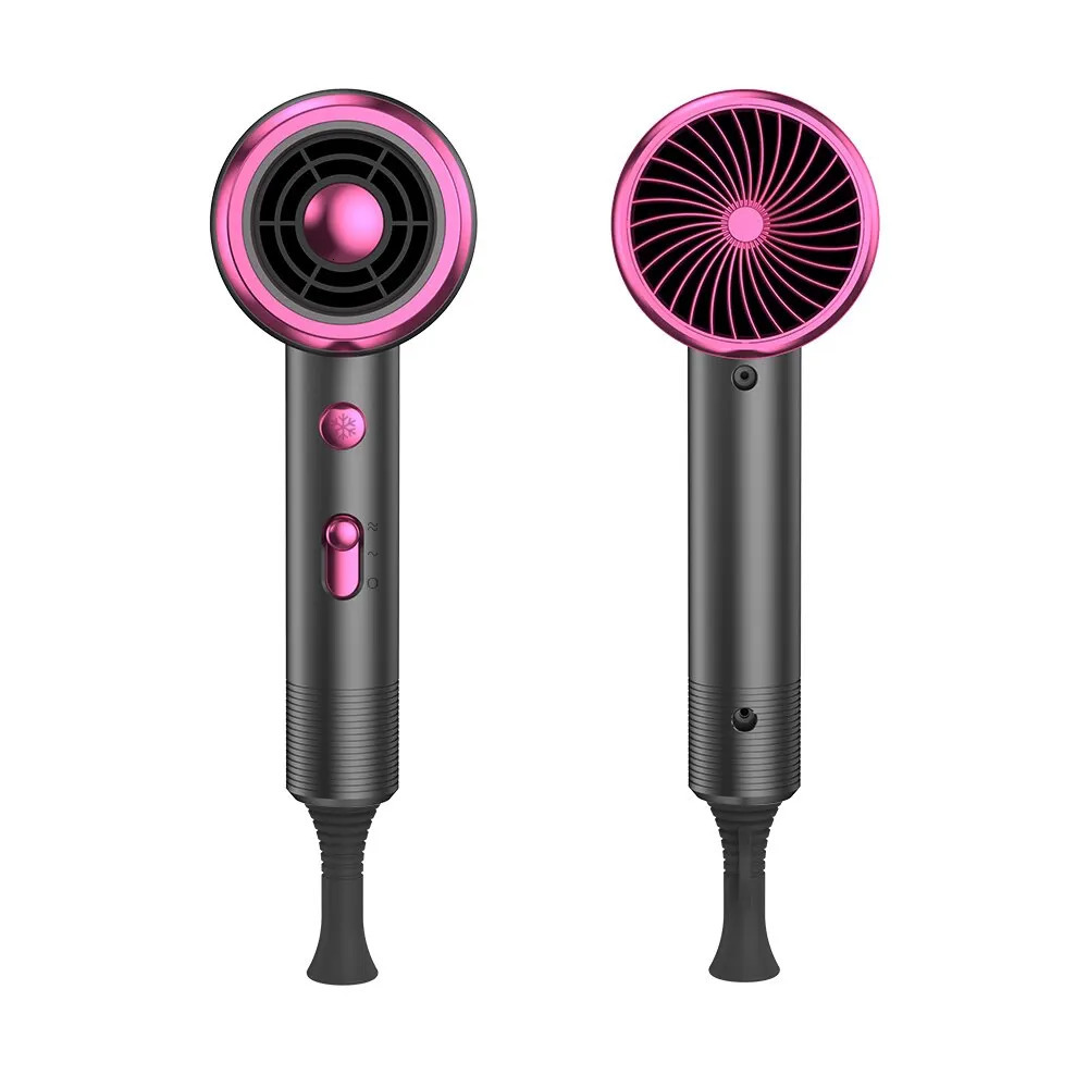 Hair Dryer with Diffuser Blow Dryer Comb Brush 1800W Ionic Hair Dryers with DiffuserConstant Temperature Hair Care Without Dama 241106