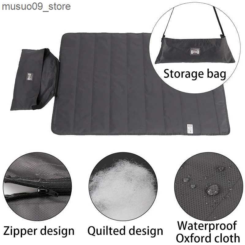 kennels pens Outdoor pet dog mat portable blanket cat mattress reversible waterproof sleep mat foldable camping travel mat L240910