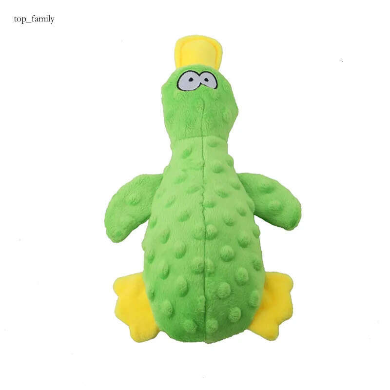 Pet toys Plush Duck Dog Toys Pet Interactive Molar Teeth Cleaning Squeak Toy Cute Animal Modeling Doll Toys for Dog Puppy Dog Supplies dc2