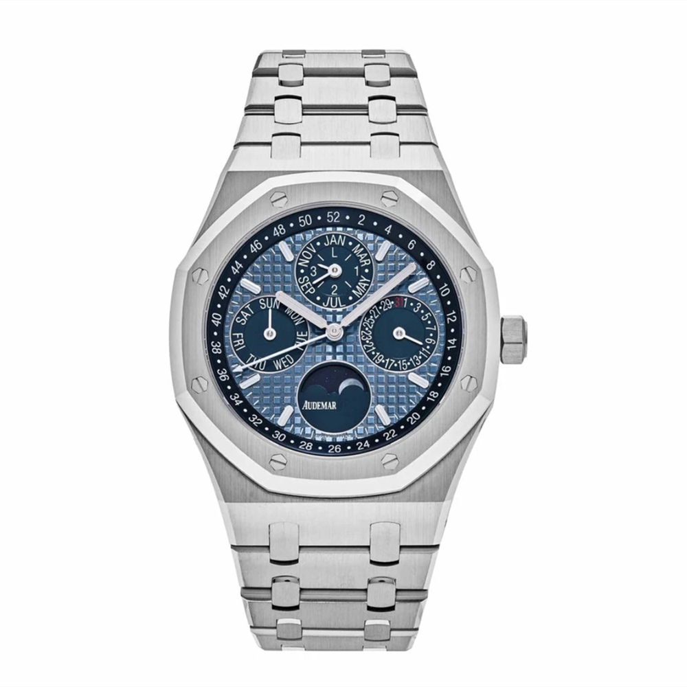 2024 New High Quality Top Brand AP Royal Perpetual Calendar Mens Watch Stainless Steel Sapphire Automatic Mechanical Movement Man Watches AP26574 Wristwatch Clock