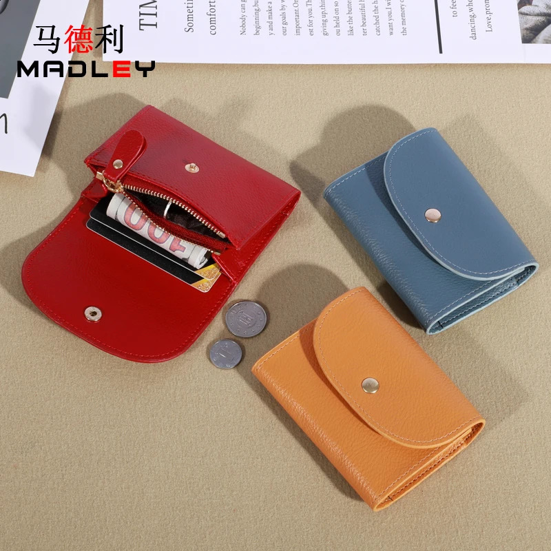 Practical Womens Small Card Wallet Simple and Fashionable Bag School Girls Coin 241029